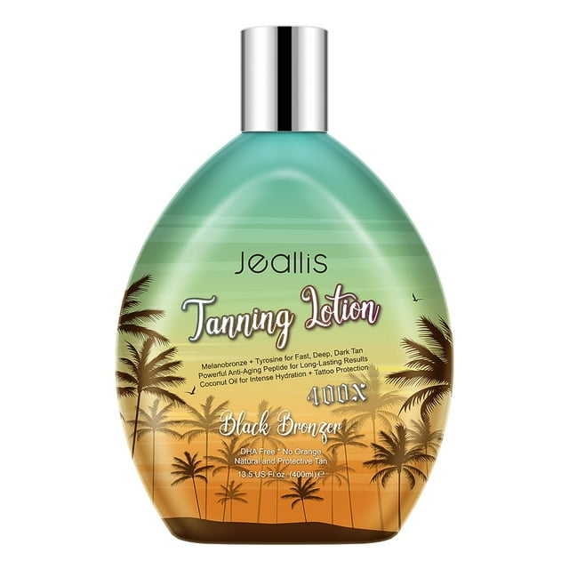 Loción bronceadora Jeallis Extreme Dark con bronceador 400 ml sin DHA