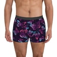 thumbnail image 1 of Fotbe Purple Butterfly Calzoncillos Tipo Boxer con Bolsa de Soporte Total para Hombre, X-Temp Fresco, Transpirable y de Secado Rápido-X-Large, 1 of 5