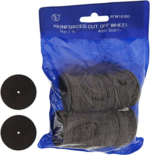 100 PC Mini Metal Abrasive Cut-Off Wheels Discs for Dremel Tool