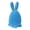 Blue, variant on Dserhfy Resin Flocked Easter Bunny Egg Figurine Spring Party Tiered Tray Centerpiece for Tabletop Entryway Home Decor