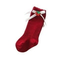 thumbnail image 2 of Aunavey Cute Knee High Socks for Baby Girls with Strawberry Design, 2 of 4
