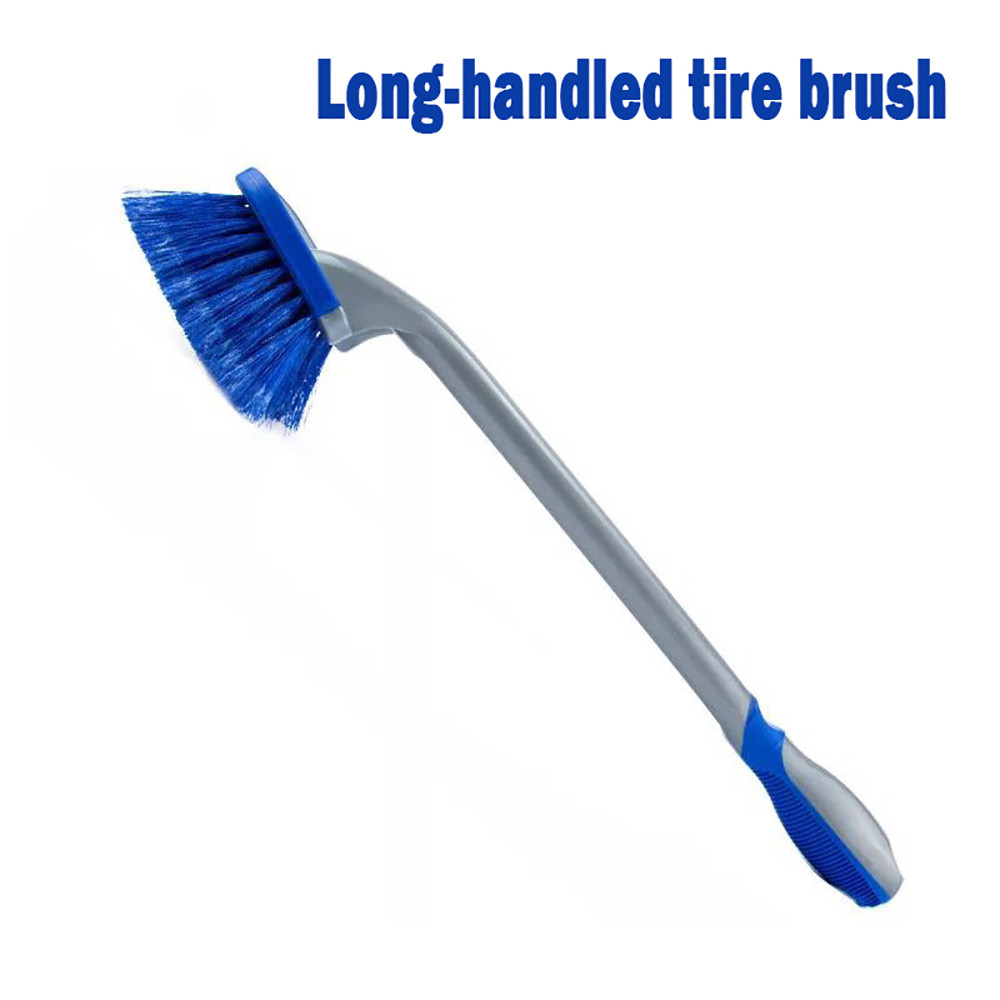 Car Wash Brush, Car Wheel Wash Supplies Long Handle Wash Brush for Car