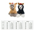 thumbnail image 3 of BNNG Elf Pet Dog Pajamas Fall And Winter ChristmasDog Clothes Fall And Winter New Puppy Four Legged Velvet Thick Version Of Christmas Velvet Sweater Adorable Christmas-Themed Dog Hoodie, 3 of 5