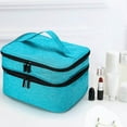 thumbnail image 5 of Double-Layer Sewing Organizer with Multiple Pockets for Travel Storage, Size 25x22x15.5cm, 5 of 6