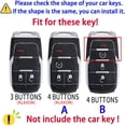 thumbnail image 2 of Key Fob Cover Compatible with Dodge Ram 1500 2500 3500 4500 5500 2019-2025 3 Button Leather Keychain Case Holder Protector,4 Buttons A Brown, 2 of 5