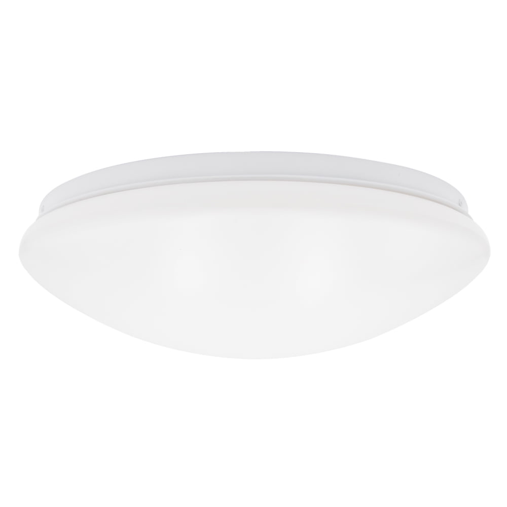 Maxxima 14 in. LED Flush Mount Ceiling Mushroom Light Fixture - Indoor Dimmable Dome Light, 3000K Warm White, 1600 Lumens, Ideal for Bedroom, Kitchen, and Entryway