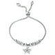 thumbnail image 1 of Pulsera Con Colgante De Estrella De Cristal Y Control Deslizante Ajustable Para Mujer Pulsera Elegante Regalo De Amistad Y San Valentín Inevent AP007006-00, 1 of 6