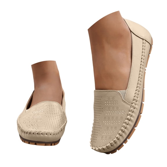 YLYL Women Penny Loafers Comfortable Lightweight Casual Slip on Business Work Moccasins Driving Boat Shoes