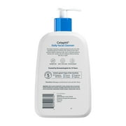 Cetaphil Daily Facial Cleanser Face Wash for Sensitive, Normal to Oily Skin, 16 fl oz