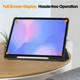 thumbnail image 5 of Dteck Case for Samsung Galaxy Tab S10 FE Plus 13.1 Inch 2025, Slim Trifold Stand Protective Cover with Pencil Holder, Dark Blue, 5 of 7