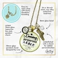 thumbnail image 5 of Runners Half Marathon Gutsy Goodness Bronze Necklace 13.1 Run Perseverance Faith Adult Female Metal Jewelry, 5 of 8