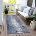 thumbnail image 3 of Dalyn Rugs Machine Washable Indoor/Outdoor Chantille Navy 2'3" x 7'6" Runner Rug, 3 of 7