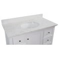 thumbnail image 7 of Bella 42" Bathroom Vanity with White Cabinet and Engineered Marble Top, 7 of 7