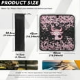 thumbnail image 5 of XYZCANDO Axolotl RV Skylight Cover Floral Camper Window Cover Foldable RV Window Shade Blackout Window Cover Sunproof UV Rays Protection Camper Trailer Fan Vent Cover RV Accessories Black, 5 of 7