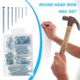 thumbnail image 3 of EIGTHTAIL Soug 280 PCS Assortment Nails Brad Nails Round Picture Hanging Nails, 3 of 5