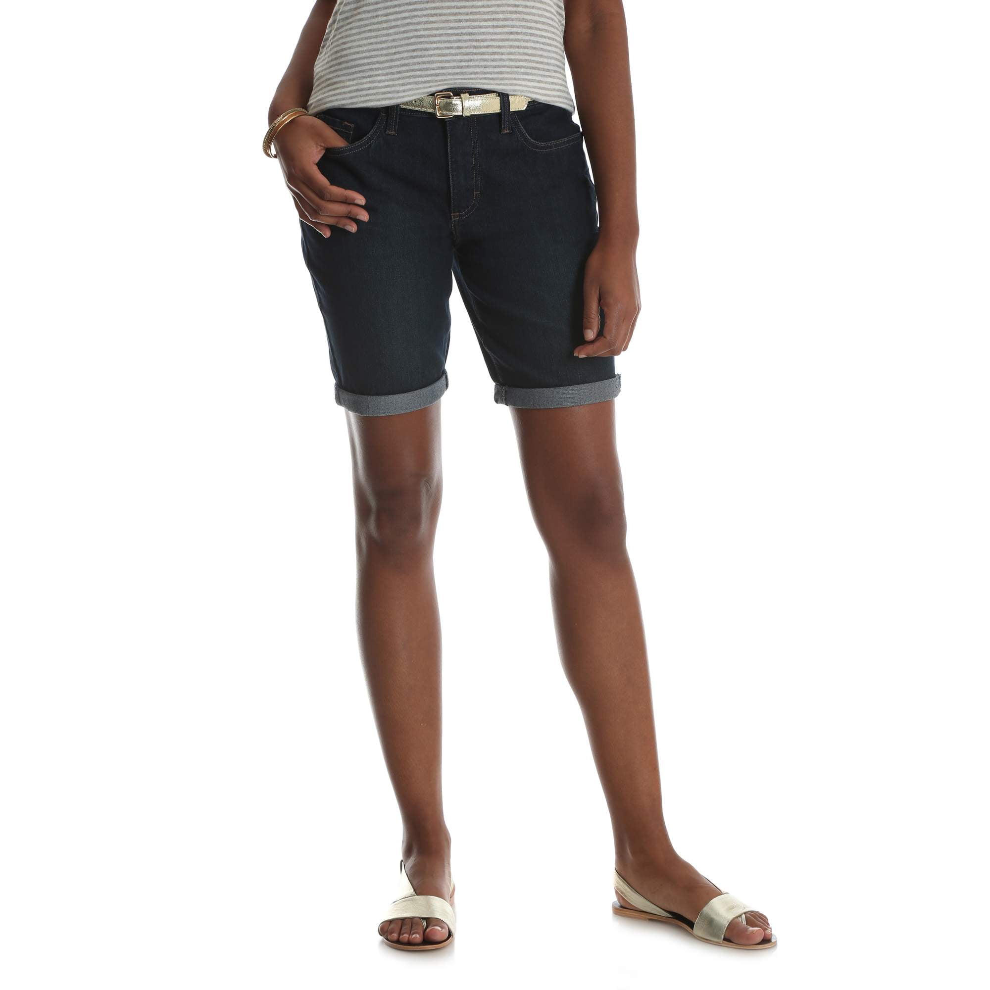 lee riders mid rise bermuda