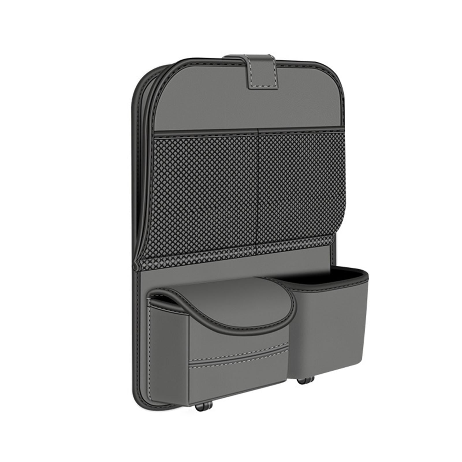 jiaping Car Backseat Organizer Automotive Accessories with Foldable Table Tray Road Trip Gray
