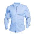 thumbnail image 1 of Shirts for Men Button Down Lace Up Puffy Sleeve Ruffled Vintage Red Fall Clothes for Men size L, 1 of 4
