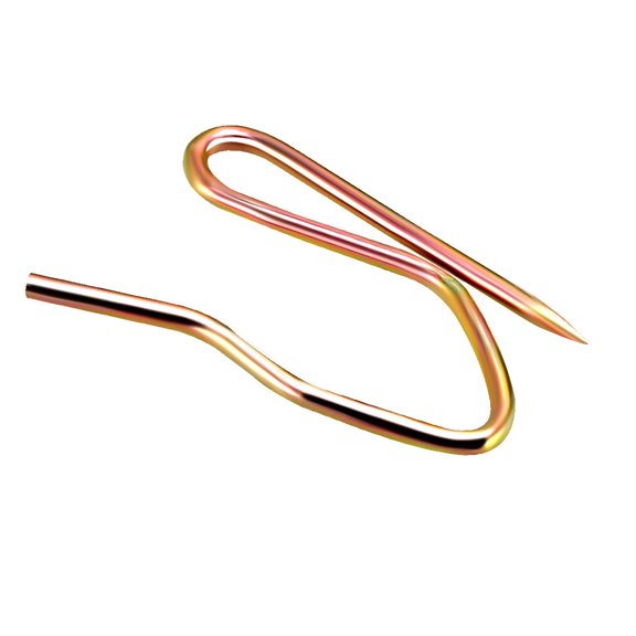 Unique Bargains Curtain Hooks Metal Pin-On Drapery Hooks for Window Curtain Bronze Tone 10pcs