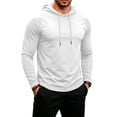 thumbnail image 2 of LTTVQM Mens Quick Dry Hoodies Raglan Long Sleeve Lightweight Breathable Workout Fishing Shirts Stretch Casual Outdoor Camping Athletic Hooded Tops, 2 of 5