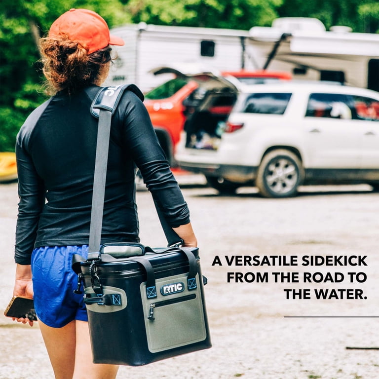 RTIC 12-Can Soft Pack Cooler with Waterproof Zipper & Tear