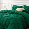 thumbnail image 4 of Juego de edredón Bedsure Queen verde oscuro con 7 piezas, 4 of 8