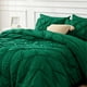 thumbnail image 4 of Juego de edredón Bedsure Queen verde oscuro con 7 piezas, 4 of 8