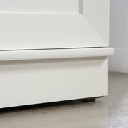 Sauder HomePlus Bedroom Wardrobe Armoire, Soft White Finish