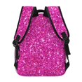 thumbnail image 4 of Balery Rose Red Glitter Mochila Escolar Impresa, Mochila Ligera para Viajes Casual, Mochila Duradera y Cómoda Multifuncional, Mochila para Laptop-One Size, 4 of 5