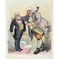 thumbnail image 2 of Udo Keppler 20x24 Black Ornate Framed Double Matted Museum Art Print Titled: Father Knickerbocker Shows His Appreciation of His Best All-Around Citizen (1901), 2 of 5