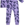 thumbnail image 2 of WIBACKER 2-Piece Bamboo Viscose Snug Fit Pajamas for Toddler Girls, Leaf 2-3 Years, 2 of 5