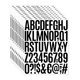 thumbnail image 1 of Stickers de letras de vinilo Jiepuxiter de 2 pulgadas, impermeables, 500 piezas, 1 of 8