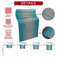 thumbnail image 5 of Teal Grey Ombre Short Table Runner 36 Inches Long,Gradient Contemporary Abstract Art Cotton Linen Table Runners Dresser Scarves,Tabletop Scarf Furniture Cover for Home Dinner Party Decor 13"x36", 5 of 8