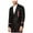 Black - deepblack, variant on I.N.C Mens Track Star Two Button Blazer Jacket, Black, X-Small