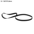 thumbnail image 1 of All Size Rubber Drive Belt Turntable Replacement For Phono/ Black, CD, Nice P1J5, 1 of 9