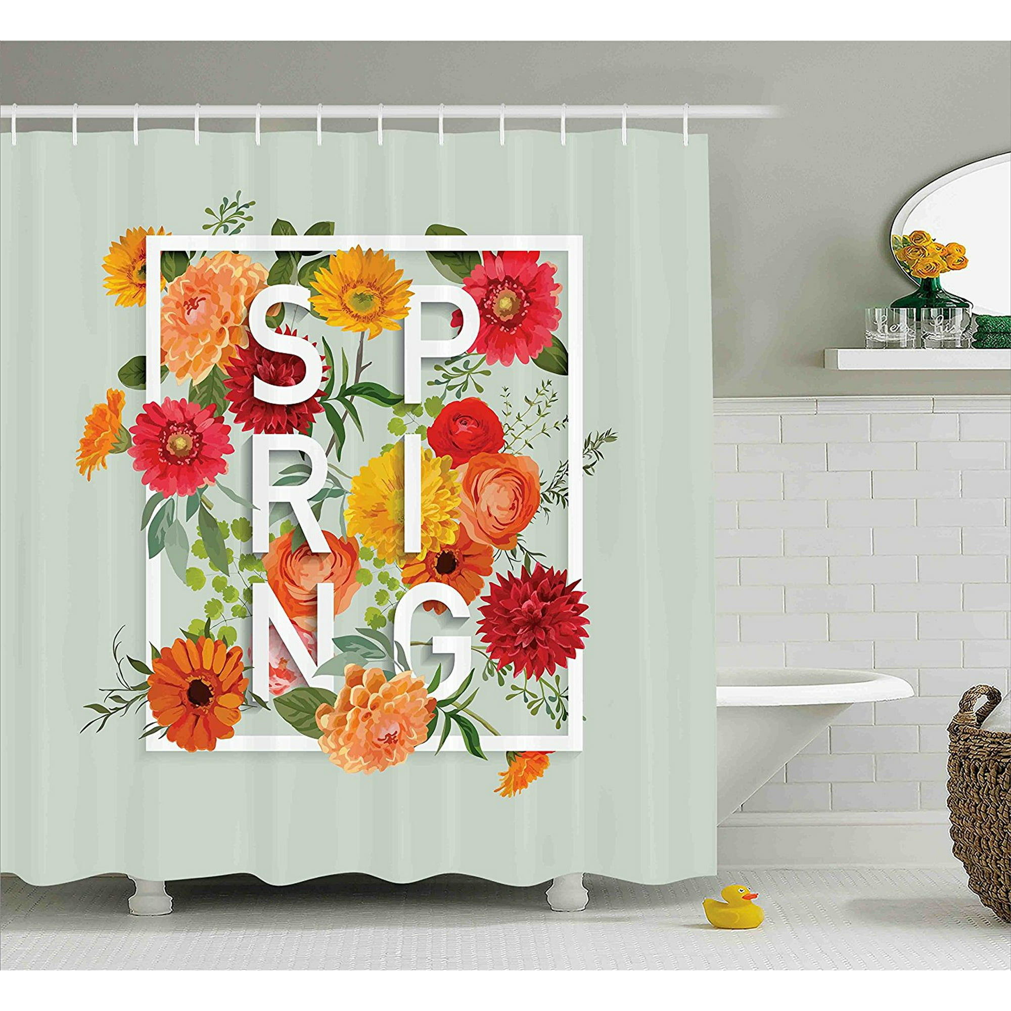 Music Decor Shower Curtain By Music Notes Rainbow Colored Plasma