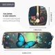 thumbnail image 3 of Disketp Enchanted Forest Butterfly A Estuche de Lápices de Cuero con Cierre, Estuche Compacto para Papelería, Bolígrafos y Accesorios Pequeños, 3 of 7