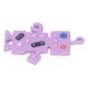thumbnail image 5 of Juguetes para masticar para la dentición del bebé Yuxing Robot control remoto silicona morado, 5 of 5