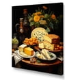 thumbnail image 2 of Designart "Food Cheese Painting Dot II" Food & Beverage Wall Decor, 2 of 5