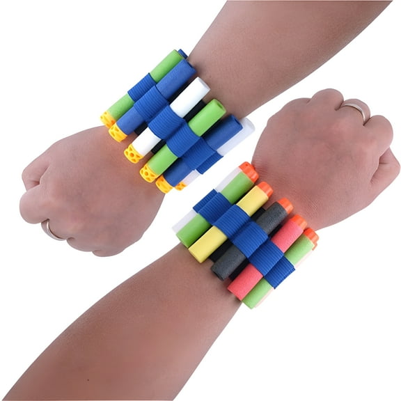 BESTSKY Vest Quick Reload Clips Foam Wristband Bracelet for N-Strike Elite Series