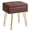 Brown, variant on PU Storage Vanity Stool with Flip Tabletop