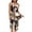 Brown, variant on 2 Piece Sets for Women Casual Sleeveless Tank Tops and Cropped Pants Lounge Set Trendy Print Pleated Crewneck Shirts Capris Sleepwear Suits Lightning Sales of Today Prime Navy XXL
