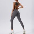 thumbnail image 3 of Chándal para mujer, conjunto de Yoga, monos con aumento, monos de entrenamiento de una pieza, ropa deportiva, conjunto de gimnasio, ropa de entrenamiento para mujer, 3 of 5