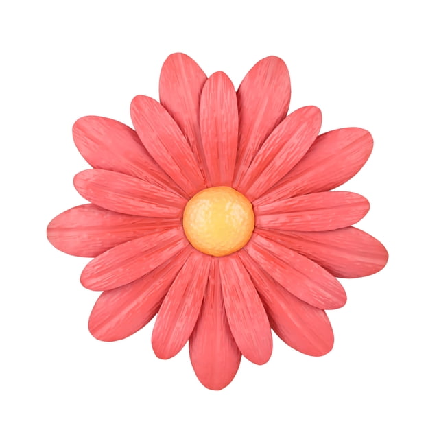 Mainstays Red Flower Wall Art
