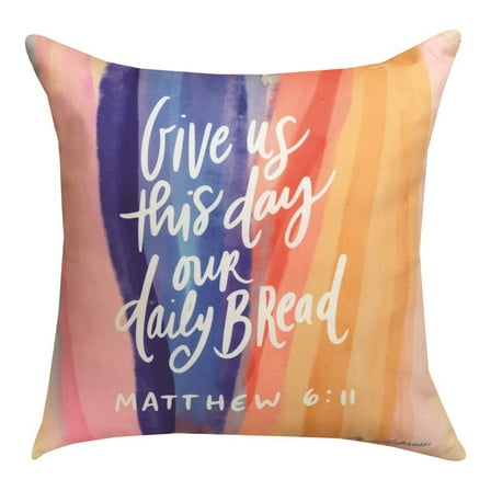 Give Us This Day Climaweave Pillow 18" Indoor/Outdoor