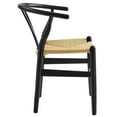 thumbnail image 5 of Side Dining Chair, Black, Wood, Bar Pub Cafe Bistro Dining Kitchen Hospitality Restaurant, Modern Contemporary, HB37793, 5 of 10