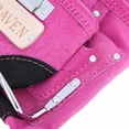thumbnail image 4 of Raven 10 Pocket Pink Tool Belt Pouch  Constructed of Heavy Duty Suede Leather  Great for Fitting Hammers, Nails, Screws, and More, 4 of 9