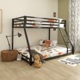 thumbnail image 1 of DHP Miles Metal Twin/Full Bunk Bed, 1 of 9
