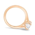 thumbnail image 3 of 3.00Ct Elongated Cushion Cut Moissanite Engagement Ring, Trellis Set, 14K Rose Gold, 3 of 7