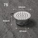 thumbnail image 3 of Drenaje de piso de techo de acero inoxidable 304, tubería de drenaje de techo, drenaje de piso, 75 tubos, 3 of 8